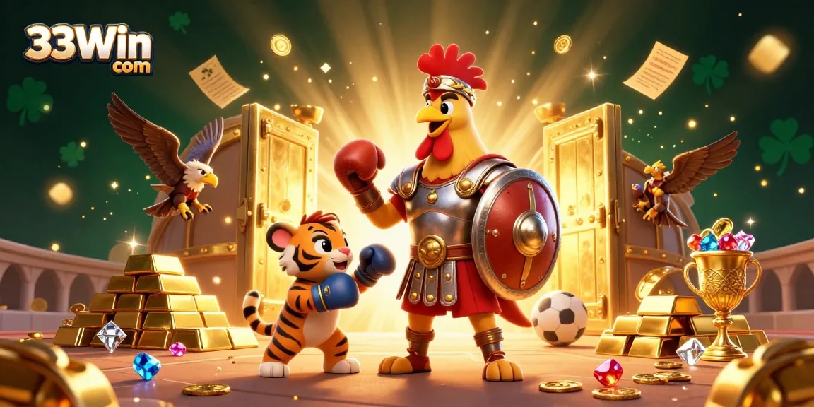 Immerse in the exhilarating realm of sports betting at 33Win com with this thrilling illustration.