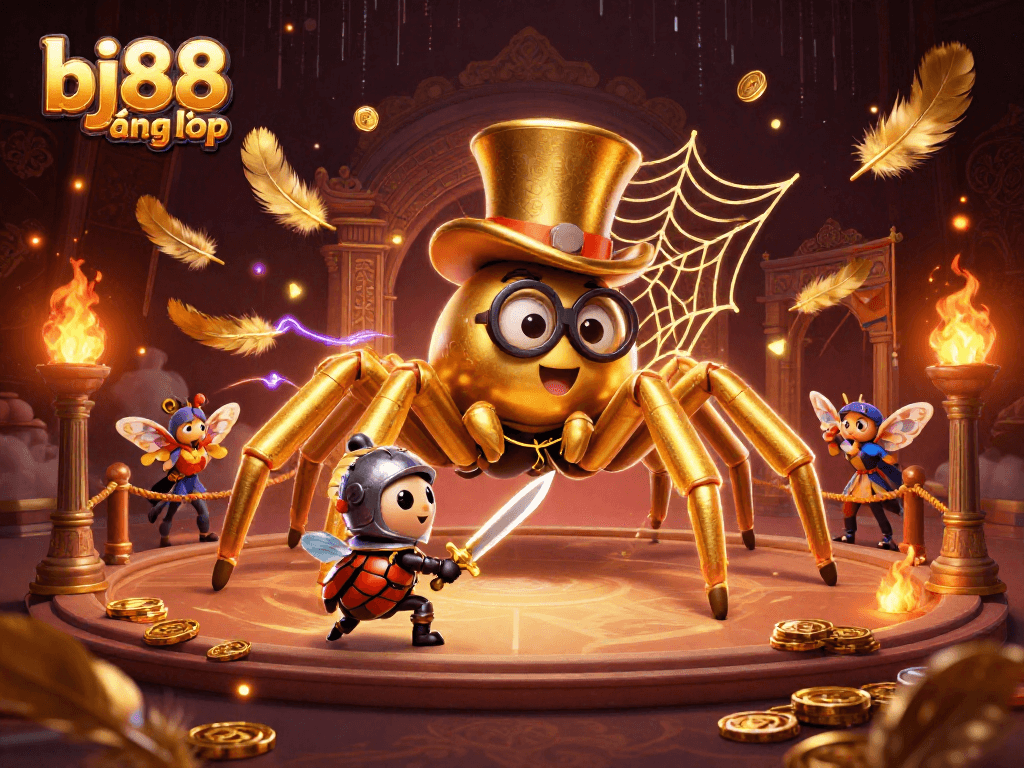 Experience the thrill of bj88 đăng nhập with a brave beetle knight and captivating casino elements.