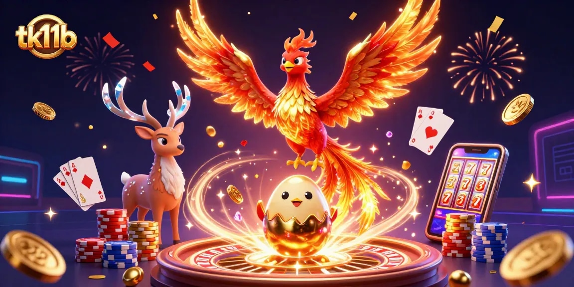 Experience vibrant gameplay with tk11b, featuring dynamic casino elements and magical characters.