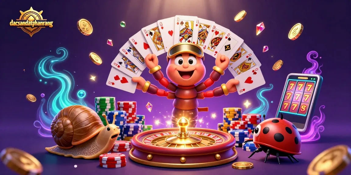 Join the excitement at dacsandatphanrang with a vibrant casino scene featuring engaging characters and thrilling gambling action.