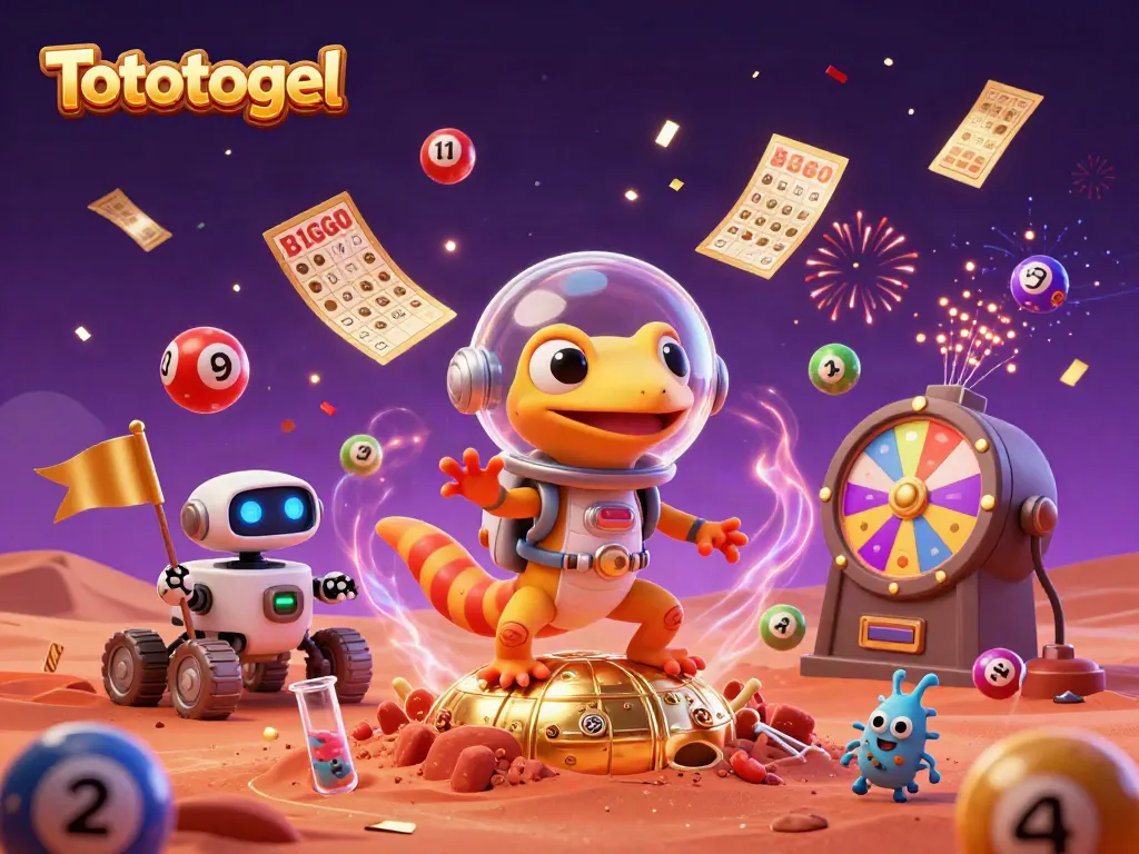 Tototogel memberikan pengalaman menarik dengan gecko luar angkasa menemukan kasino emas di Mars.