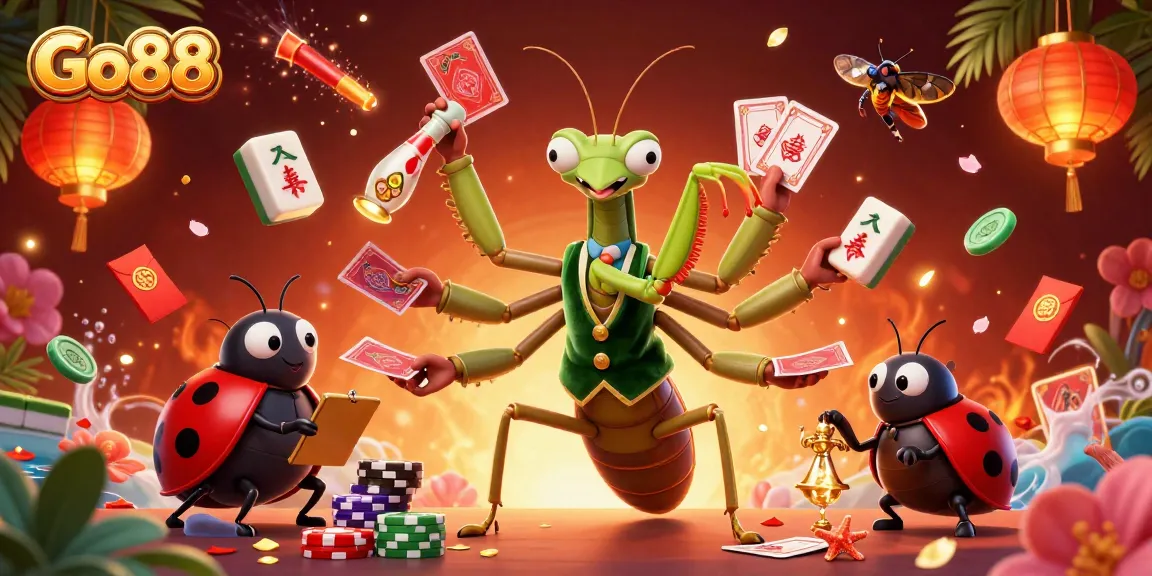 Go88 attracts players with vibrant 3D casino gaming elements and engaging characters.