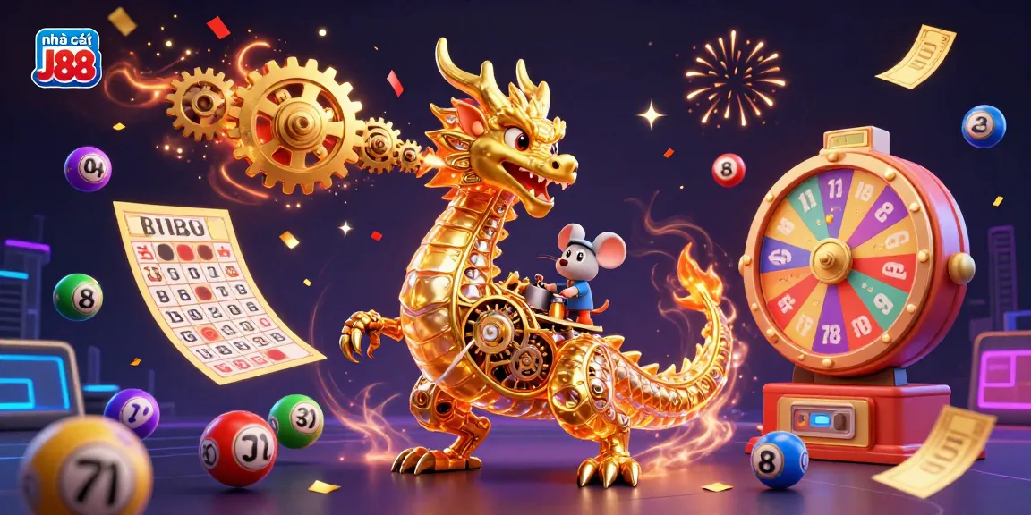 Engage with Nhà cái J88's exhilarating gaming experience through our vibrant 3D illustration.