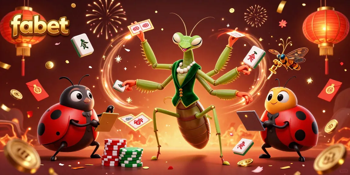 Experience thrilling bets at fabet with lively casino characters and vibrant game elements.