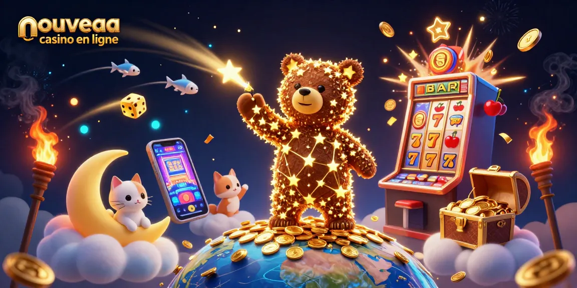 Découvrez le nouveau casino en ligne avec des jackpots éclatants et des étoiles dorées, excellente expérience de jeu !
