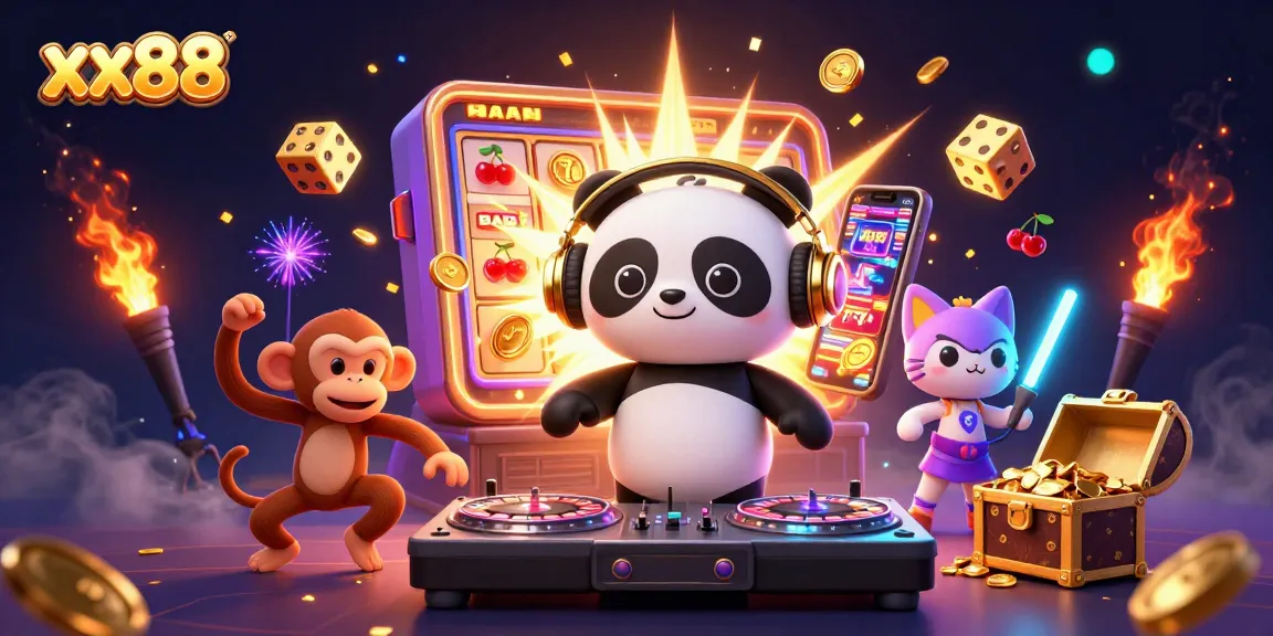 Engage in the electrifying world of xx88 with a vibrant 3D casino adventure, featuring lively characters and thrilling gaming elements.