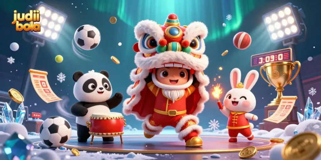 Experience judi bola action with dynamic sports betting characters in an ultra-detailed 3D scene.