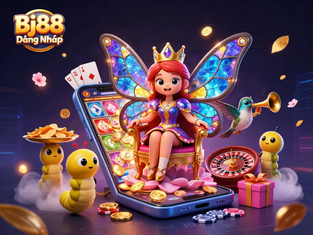 Play the exciting slot games at Bj88 Đăng Nhập with vibrant visuals and animated features.