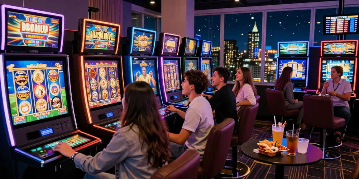 HWGSLOT gaming experience with friends at a vibrant online casino