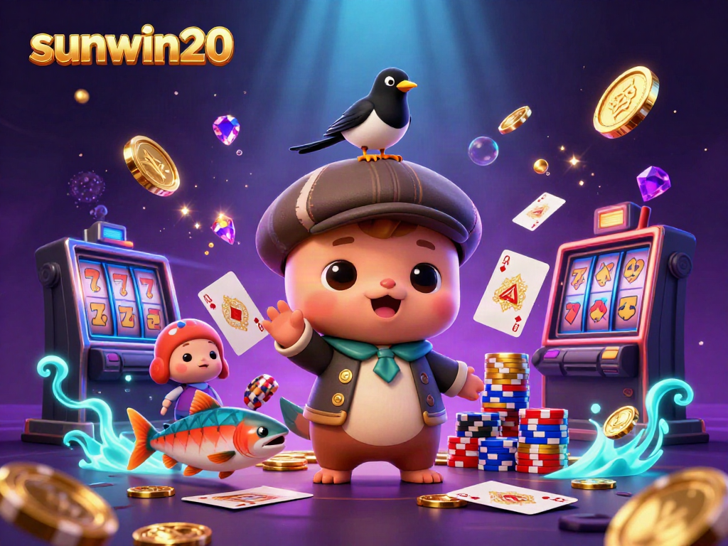 Experience the thrill of sunwin20 with animated casino characters and dynamic game elements.