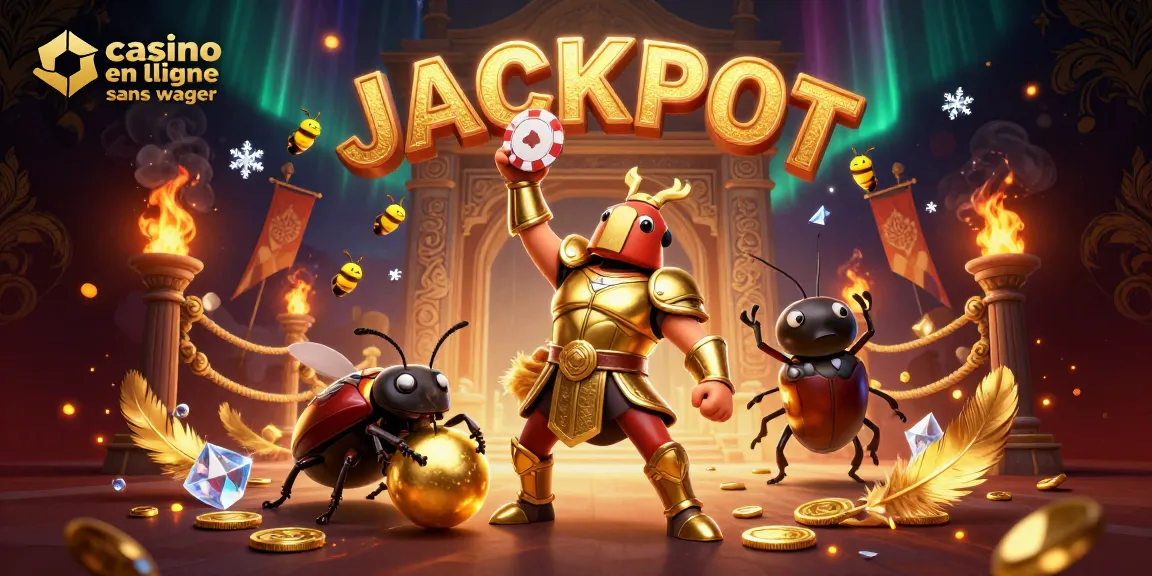 Jouez au casino en ligne sans wager avec ce visuel captivant, mettant en scène des personnages ludiques et des effets dynamiques.