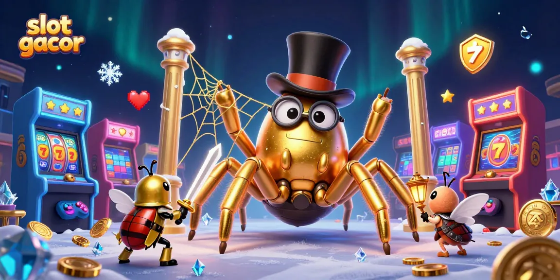 Engage with thrilling slot gacor adventures featuring vibrant characters and casino elements.