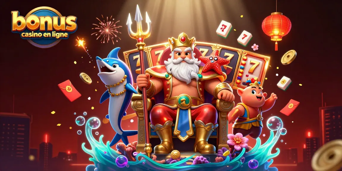 Profitez des promotions excitantes dans le monde du bonus casino en ligne avec Neptune et ses trésors.