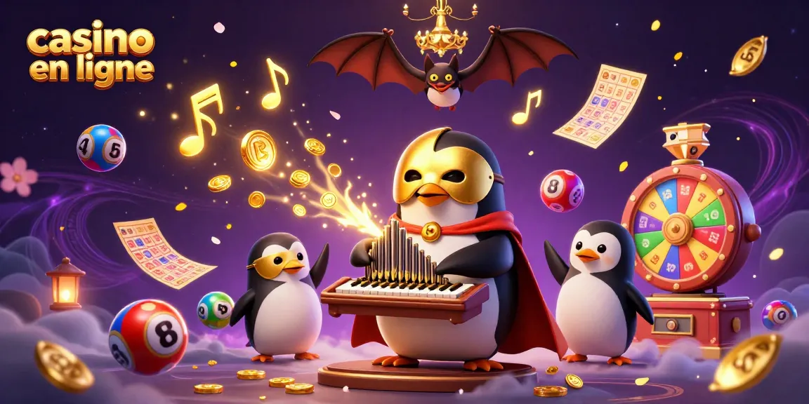 Gagnez avec l'animation du casino en ligne grâce à une illustration dynamique riche en couleurs.